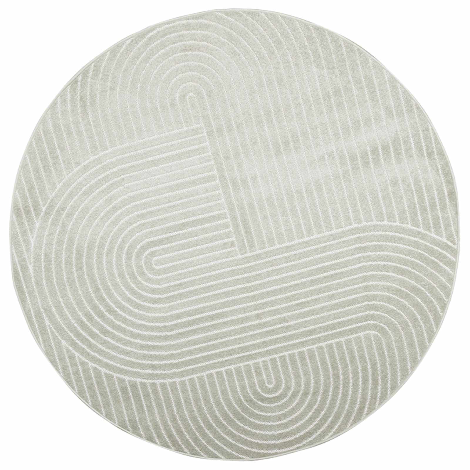 Χαλιά χώρου Γύρος PALMERAS Πράσινο Ø 120 εκ. Πολυεστέρας - Pakobazaar