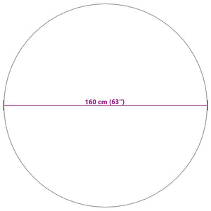 Χαλιά χώρου Γύρος PALMERAS Πράσινο Ø 160 CM Πολυεστέρας - Pakobazaar