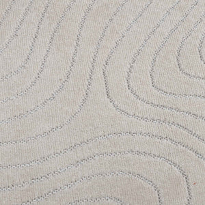 Χαλιά χώρου τετράγωνο PALMERAS Κρεμ 120 x 120 cm Πολυεστέρας - Pakobazaar