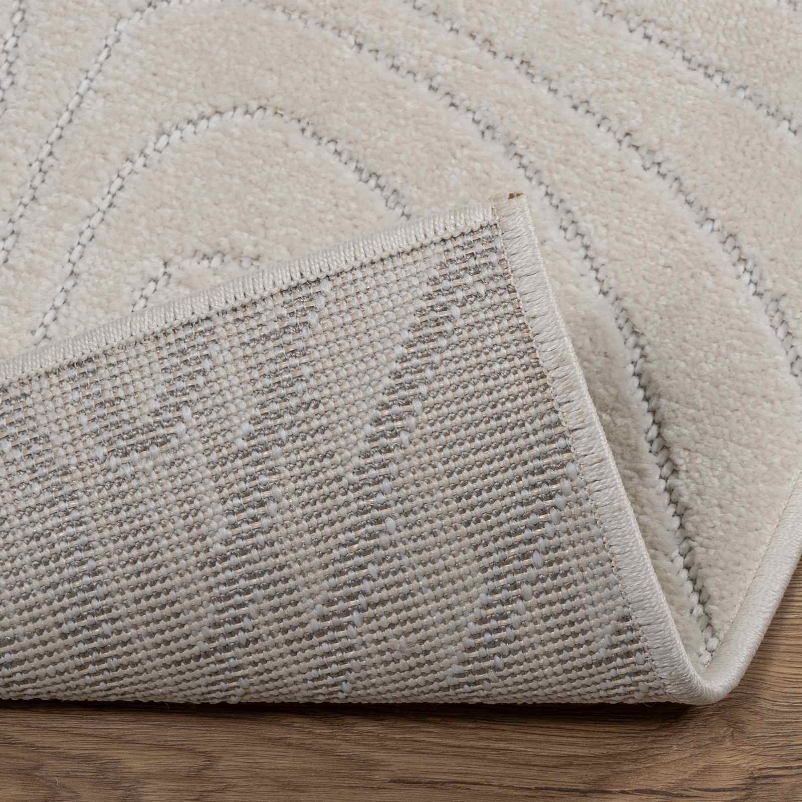 Χαλιά χώρου τετράγωνο PALMERAS Κρεμ 240 x 240 cm Πολυεστέρας - Pakobazaar