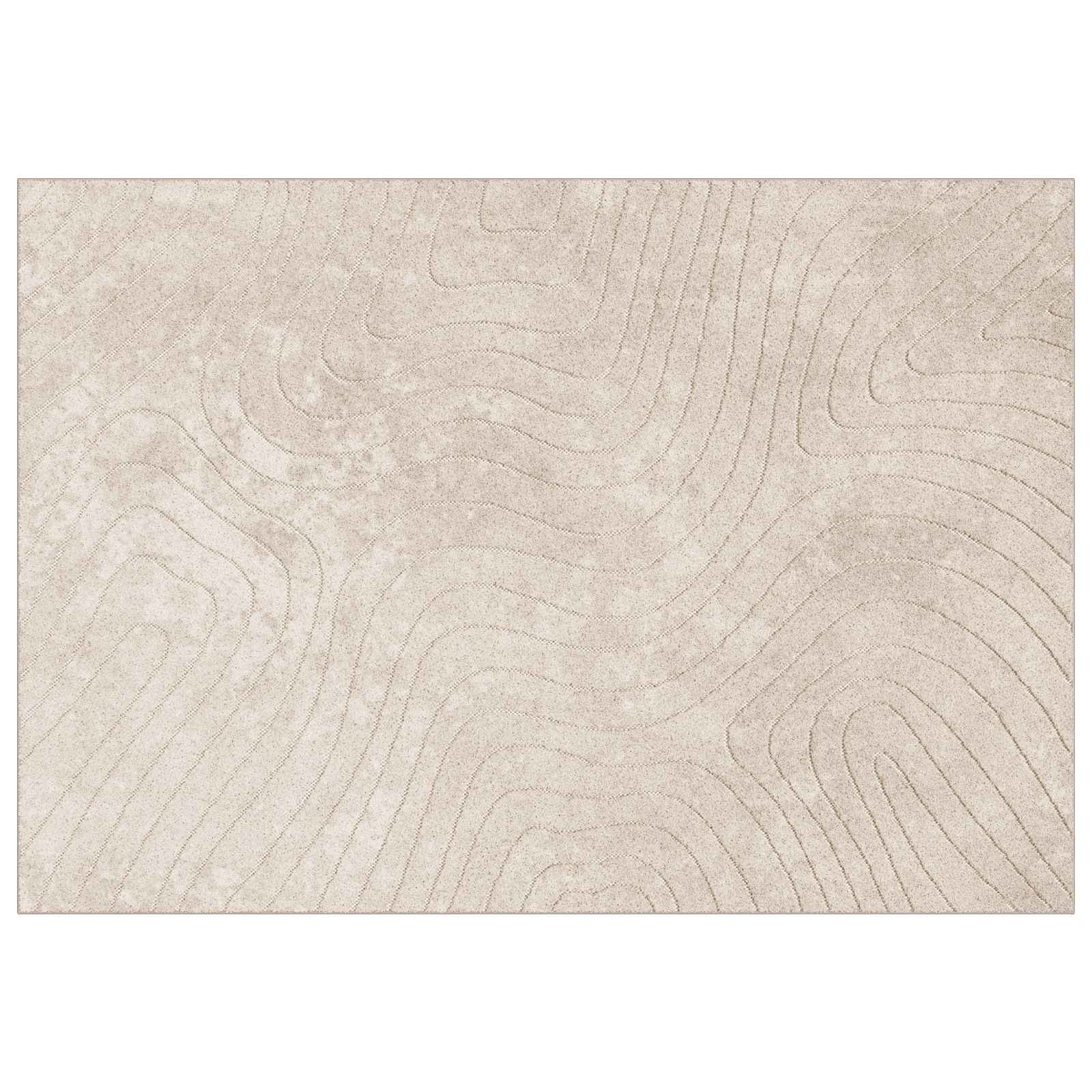 Χαλιά χώρου Ορθογώνιος PALMERAS Μπεζ 200 x 140 cm Πολυεστέρας - Pakobazaar