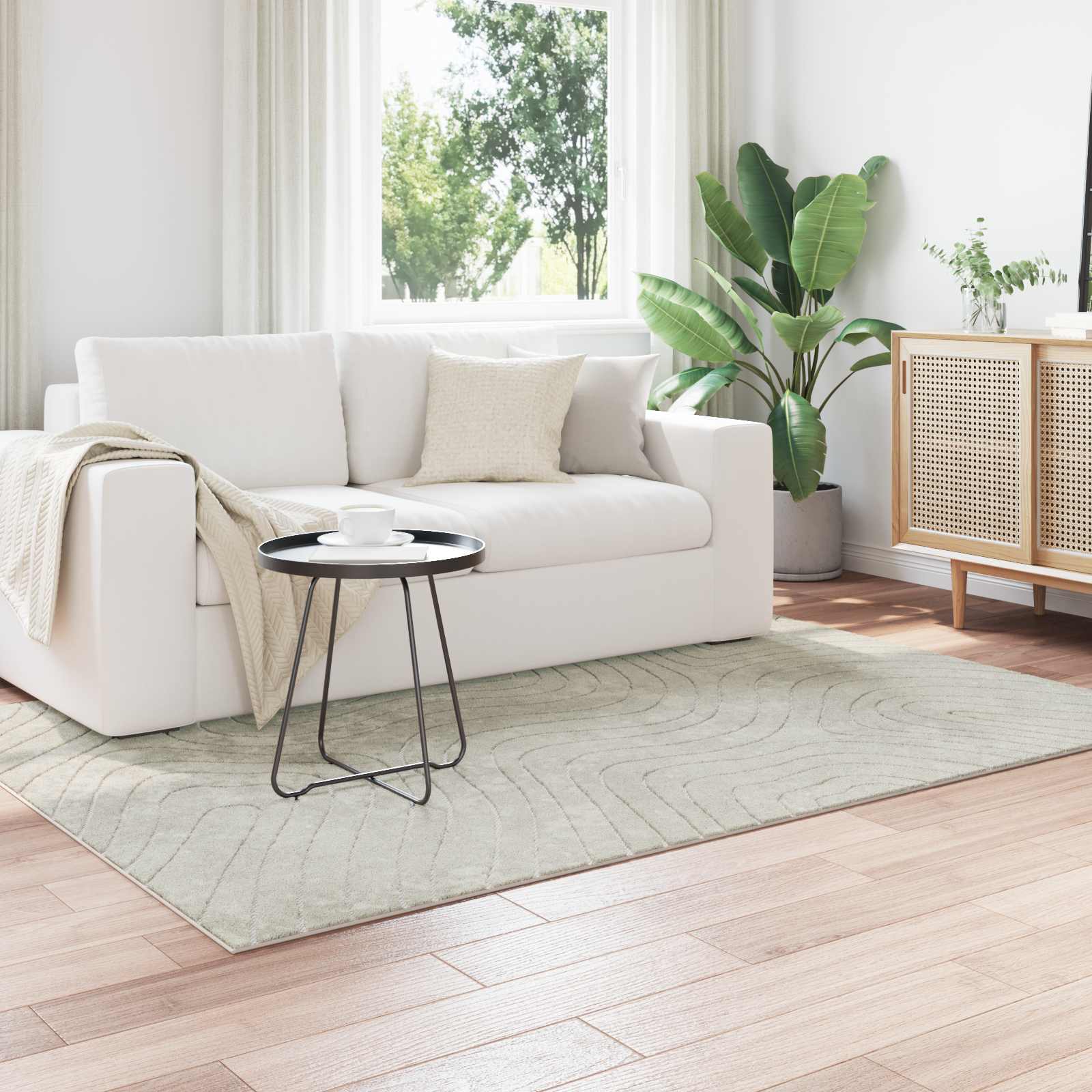 Χαλιά χώρου PALMERAS Πράσινο 170 x 120 εκ. Πολυεστέρας - Pakobazaar