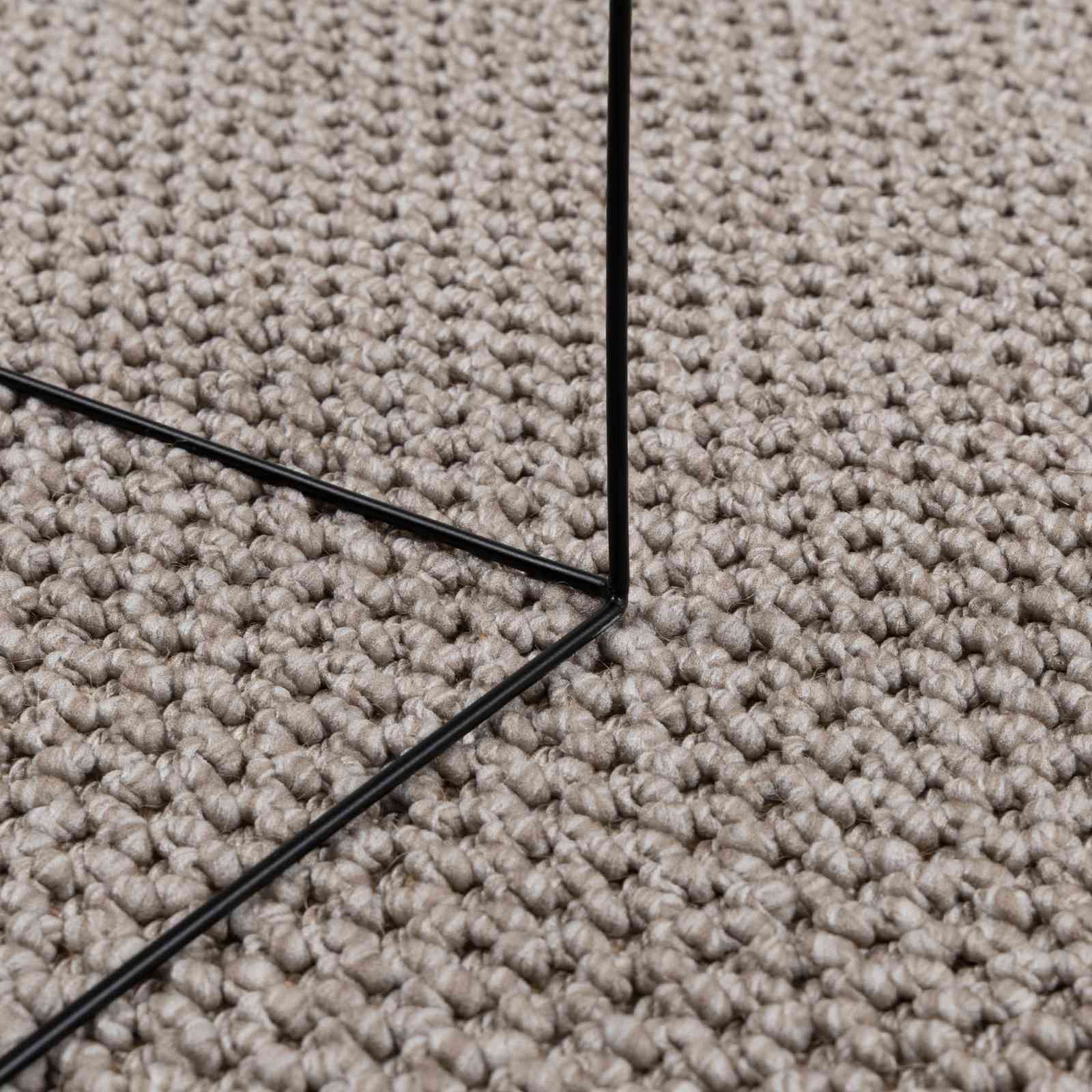 Χαλιά χώρου Γύρος LUGO Taupe Ø 160 CM Πολυεστέρας - Pakobazaar