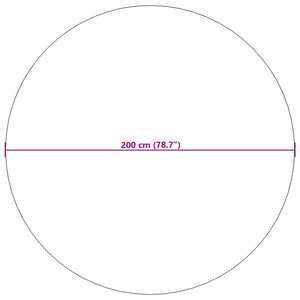 Χαλιά χώρου Γύρος LUGO Taupe Ø 200 CM Πολυεστέρας - Pakobazaar