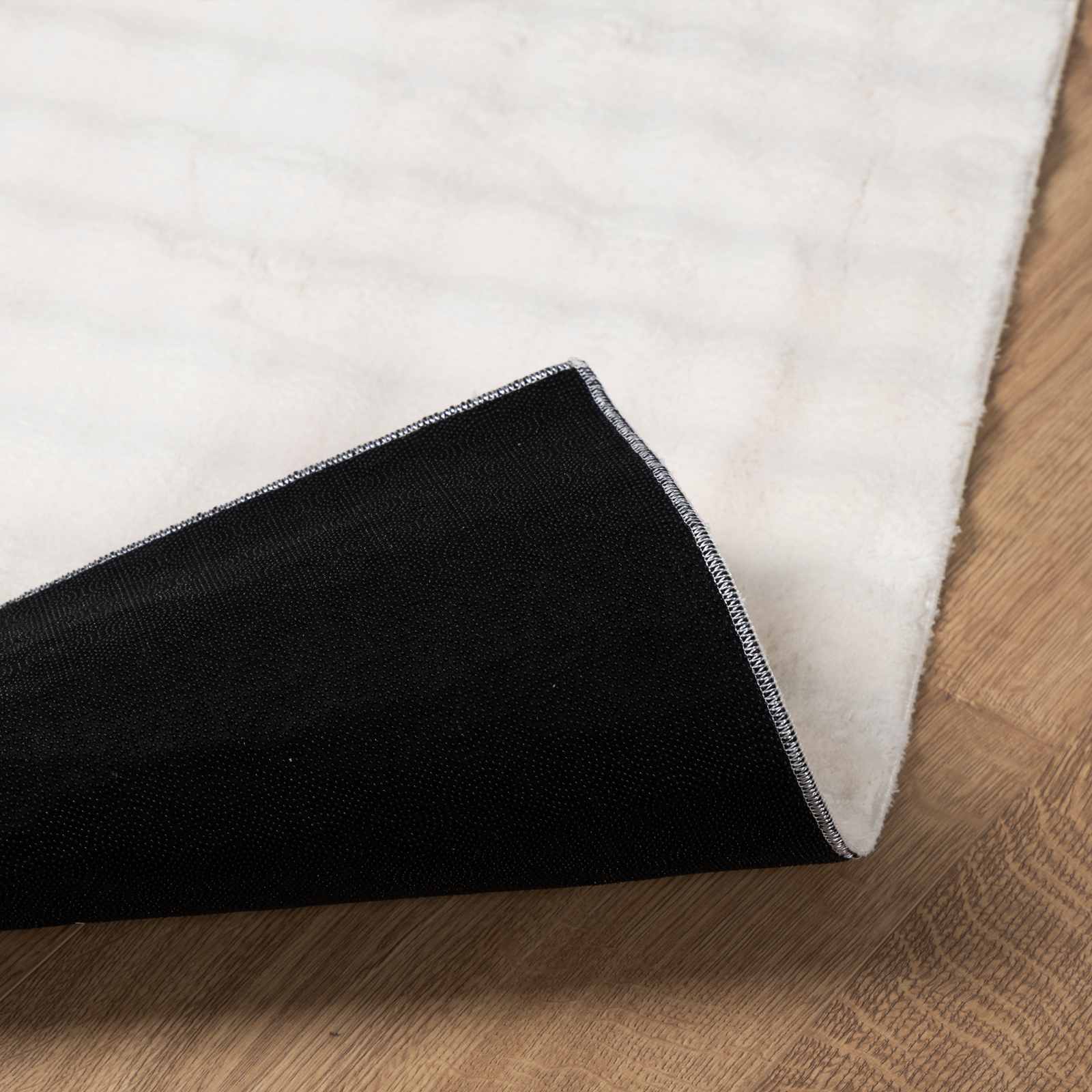 Χαλιά χώρου τετράγωνο SIROLO Κρεμ 120 x 120 cm Πολυεστέρας - Pakobazaar