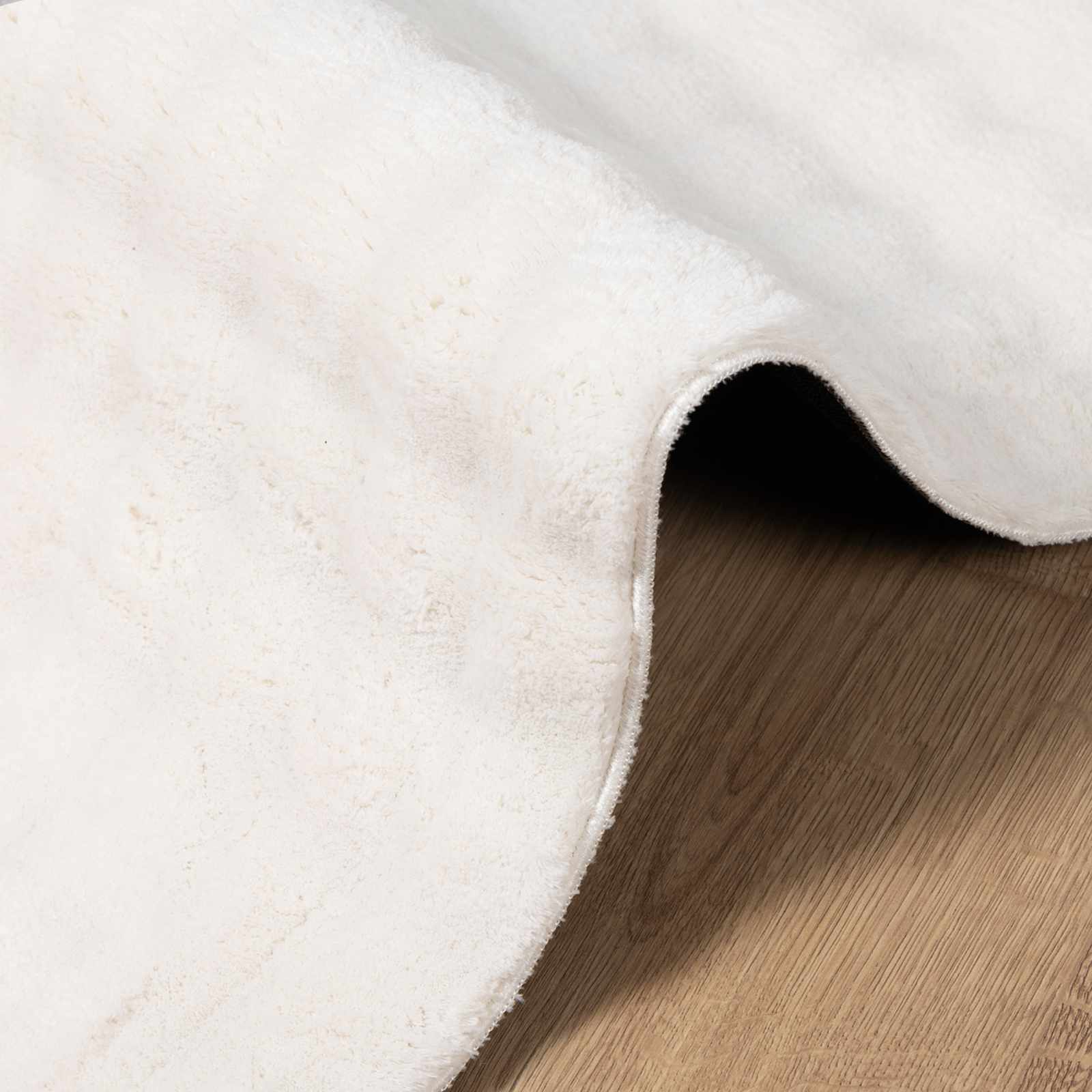 Χαλιά χώρου τετράγωνο SIROLO Κρεμ 120 x 120 cm Πολυεστέρας - Pakobazaar