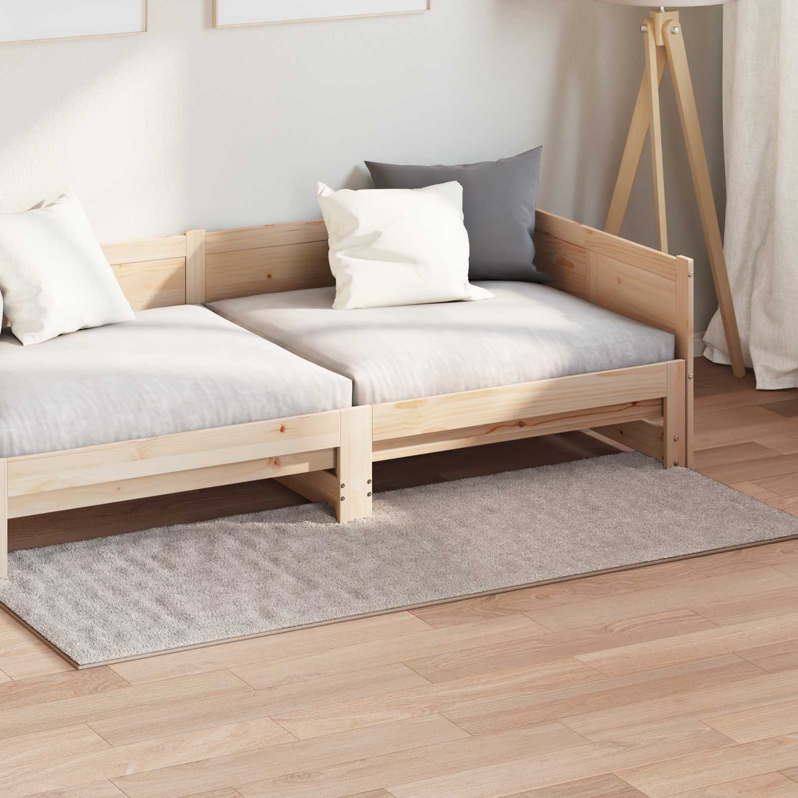 Χαλιά χώρου Ορθογώνιος SIROLO Άμμος 150 x 80 cm Πολυεστέρας - Pakobazaar