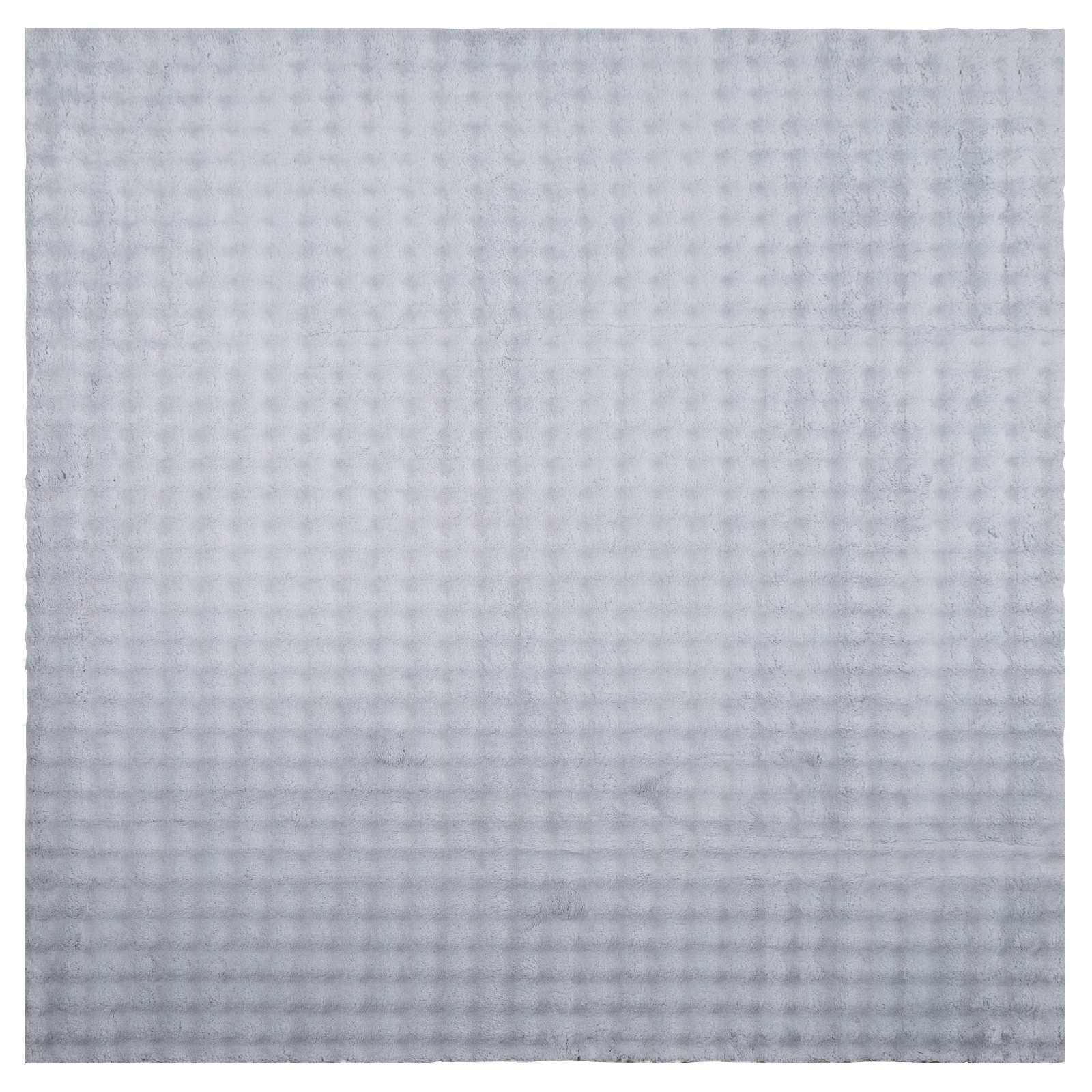Χαλιά χώρου τετράγωνο SIROLO Γκρι 120 x 120 cm Πολυεστέρας - Pakobazaar