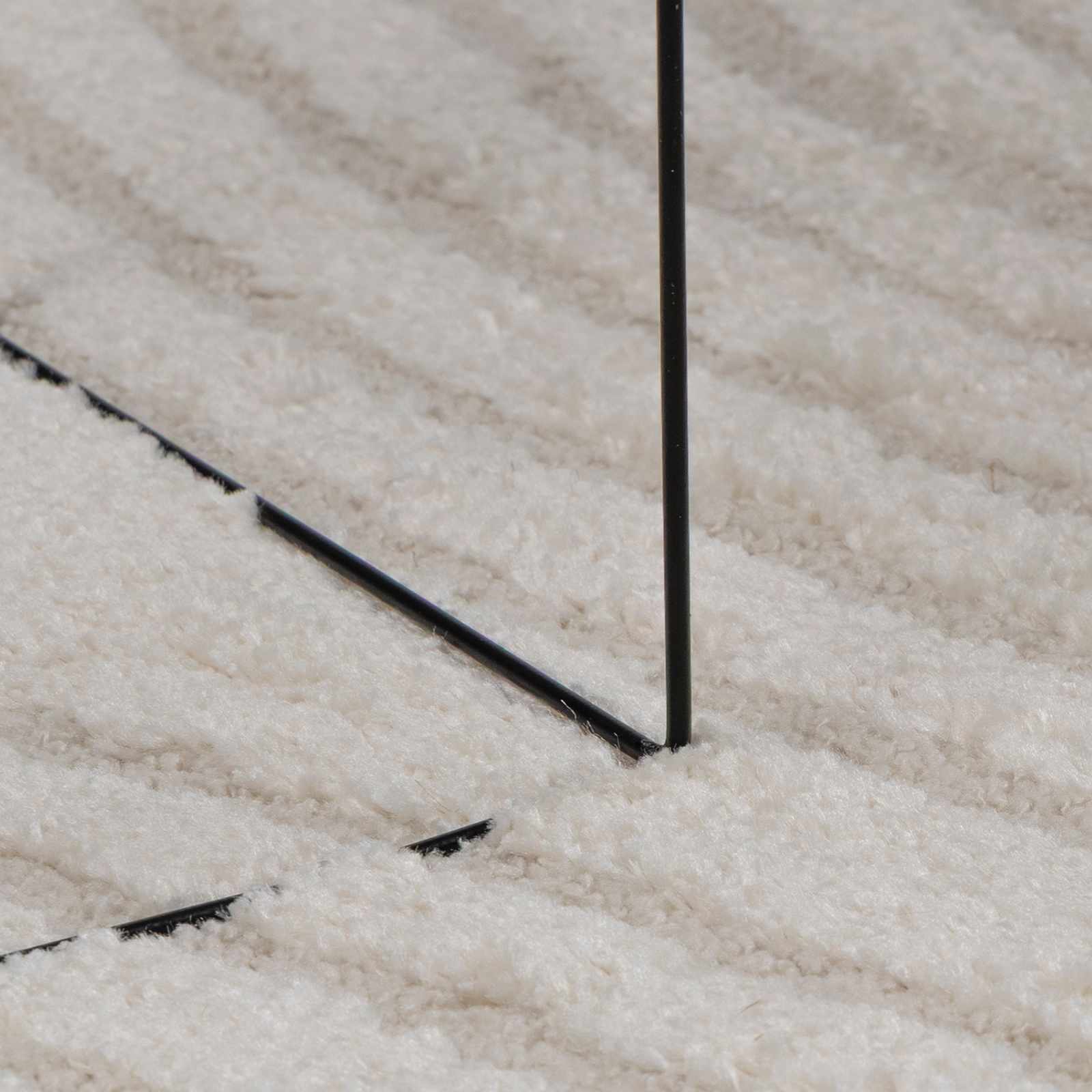 Χαλιά χώρου Ορθογώνιος GALATI Κρεμ 150 x 80 cm Πολυεστέρας - Pakobazaar