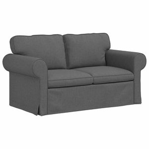 Καναπές 2 pcs Σκούρο Γκρι 155 x 82 x 80 εκ ύφασμα - Pakobazaar