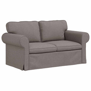 Καναπές 2 pcs Taupe 155 x 82 x 80 εκ ύφασμα - Pakobazaar