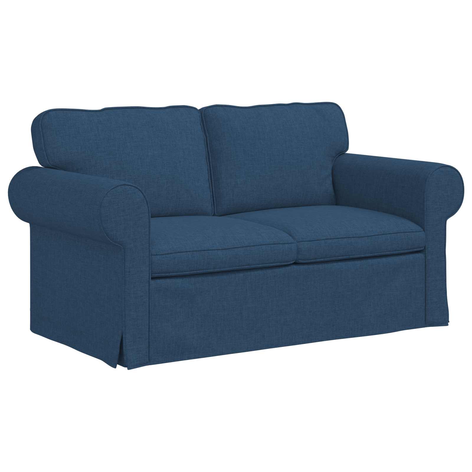 Καναπές 2 pcs Μπλε 155 x 82 x 80 εκ ύφασμα - Pakobazaar