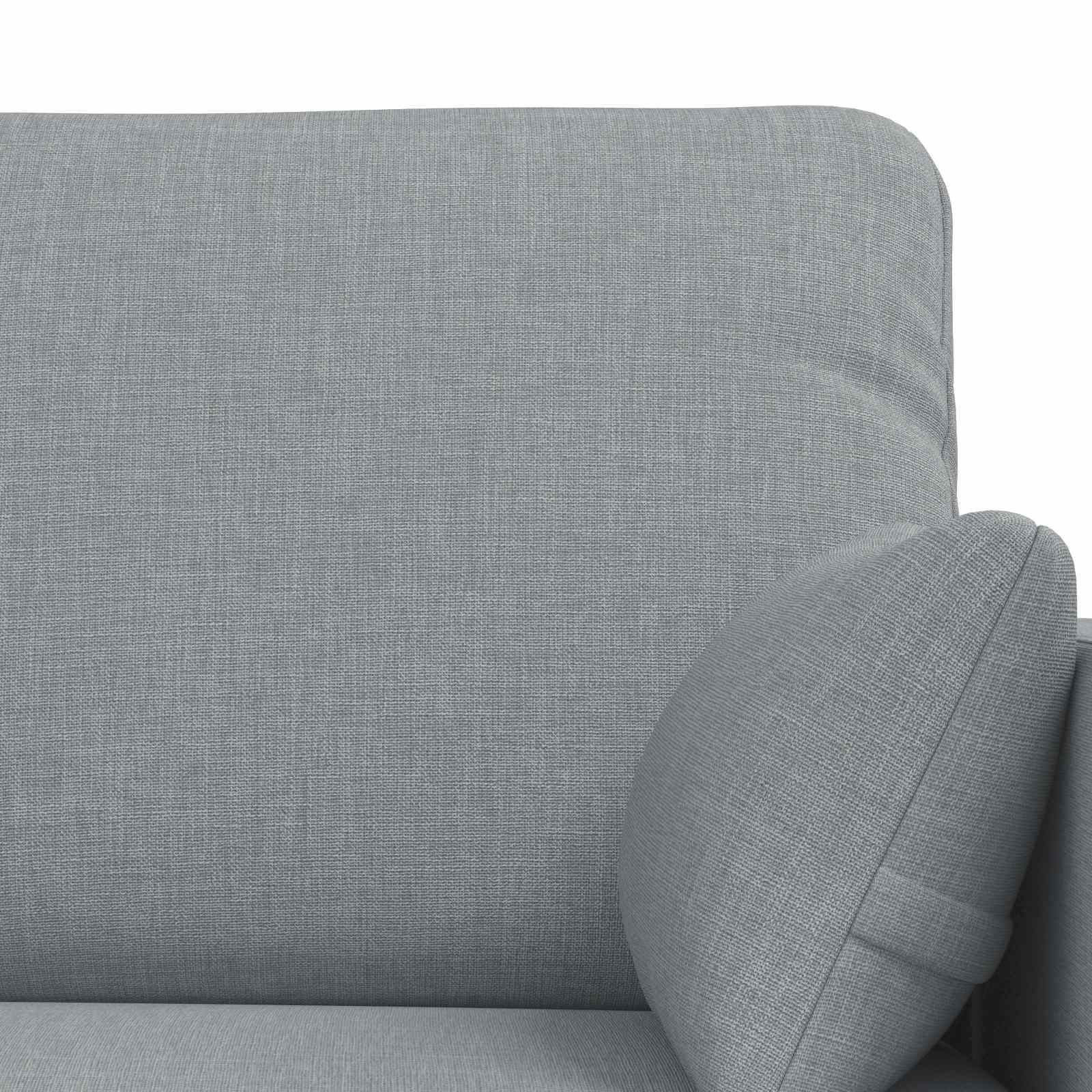 Καναπές 2 pcs Ανοιχτό γκρι 139 x 78 x 80 εκ ύφασμα - Pakobazaar