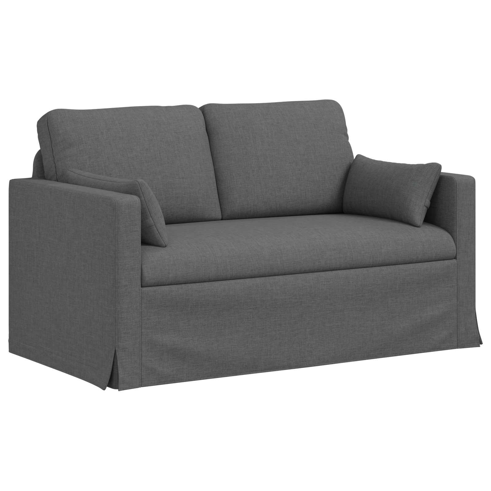 Καναπές 2 pcs Σκούρο Γκρι 139 x 78 x 80 εκ ύφασμα - Pakobazaar