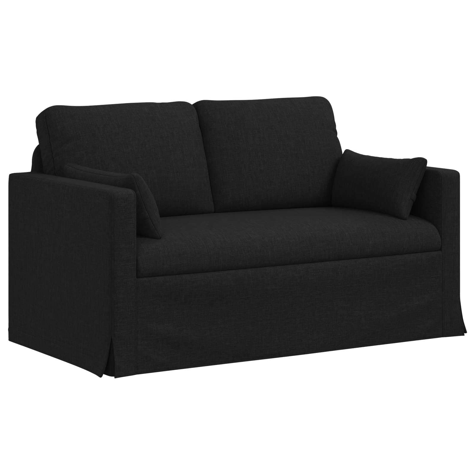 Καναπές 2 pcs Μαύρο 139 x 78 x 80 εκ ύφασμα - Pakobazaar