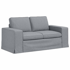 Καναπές 2 pcs Ανοιχτό γκρι 182 x 80 x 82 εκ ύφασμα - Pakobazaar