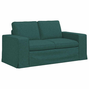 Καναπές 2 pcs Σκούρο Πράσινο 182 x 80 x 82 εκ ύφασμα - Pakobazaar