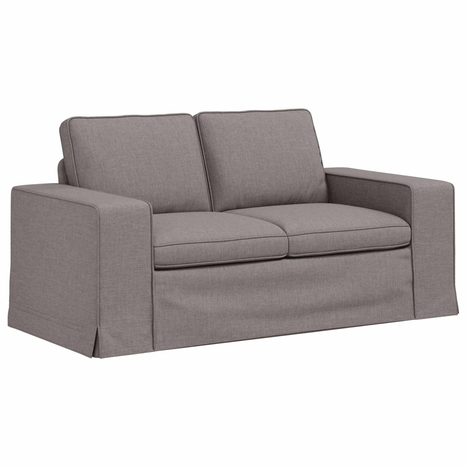 Καναπές 2 pcs Taupe 182 x 80 x 82 εκ ύφασμα - Pakobazaar