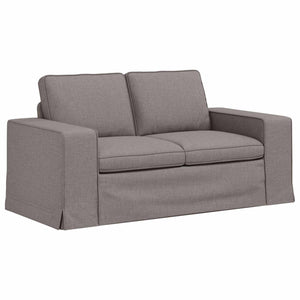 Καναπές 2 pcs Taupe 182 x 80 x 82 εκ ύφασμα - Pakobazaar
