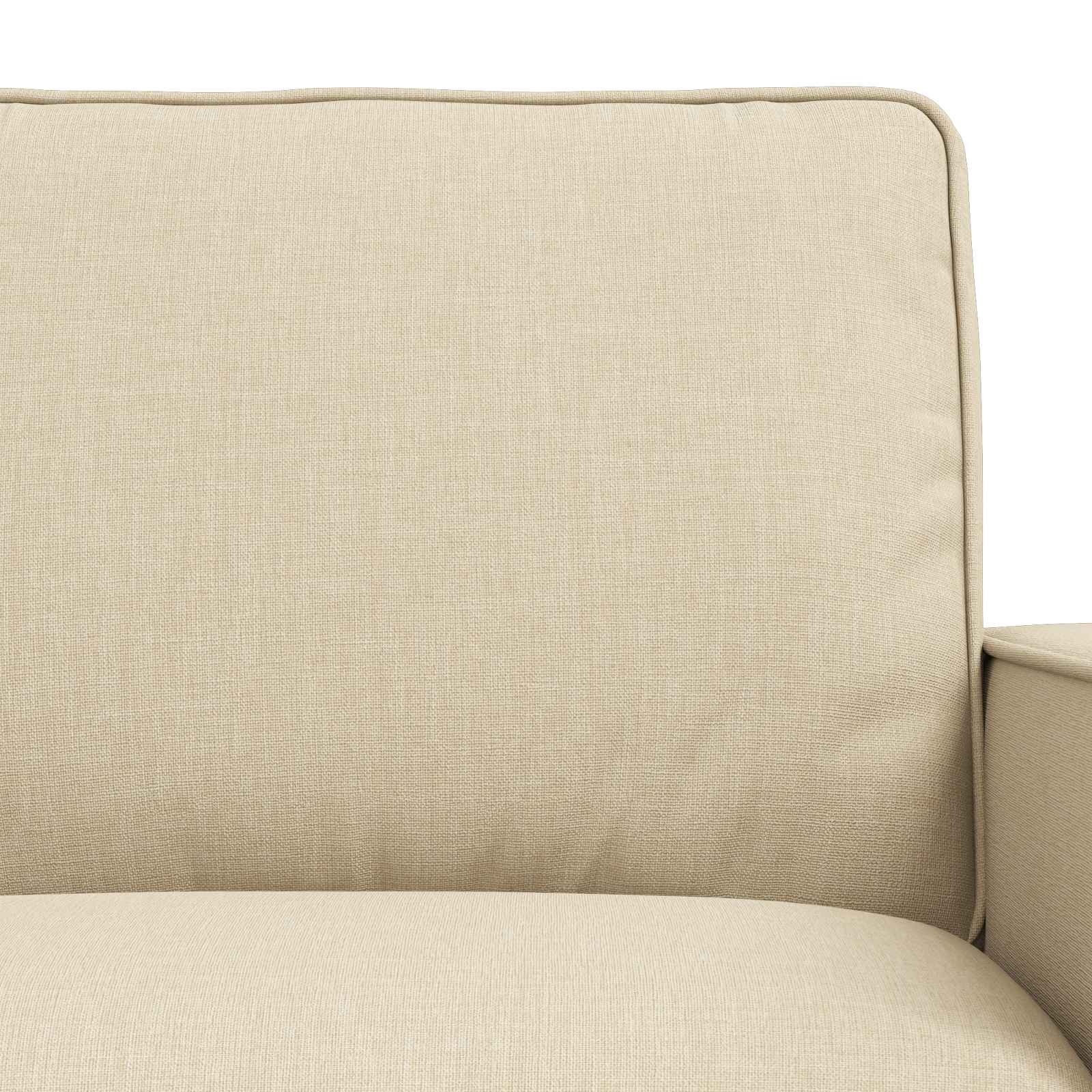 Καναπές 2 pcs Κρεμ 182 x 80 x 82 εκ ύφασμα - Pakobazaar