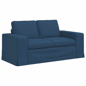 Καναπές 2 pcs Μπλε 182 x 80 x 82 εκ ύφασμα - Pakobazaar