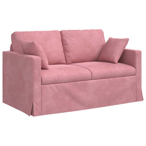 Σετ Καναπέ 2 pcs Ροζ 138 x 78 x 80 εκ Βελούδο - Pakobazaar
