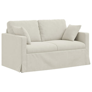 Σετ Καναπέ 2 pcs Κρεμ 138 x 78 x 80 εκ Βελούδο - Pakobazaar