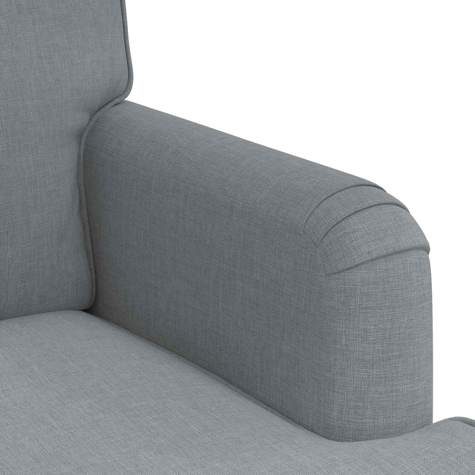 Καναπές 2 pcs Ανοιχτό γκρι 144 x 80 x 85 εκ ύφασμα - Pakobazaar