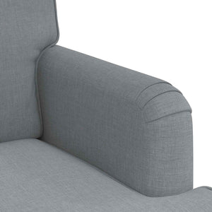 Καναπές 2 pcs Ανοιχτό γκρι 144 x 80 x 85 εκ ύφασμα - Pakobazaar