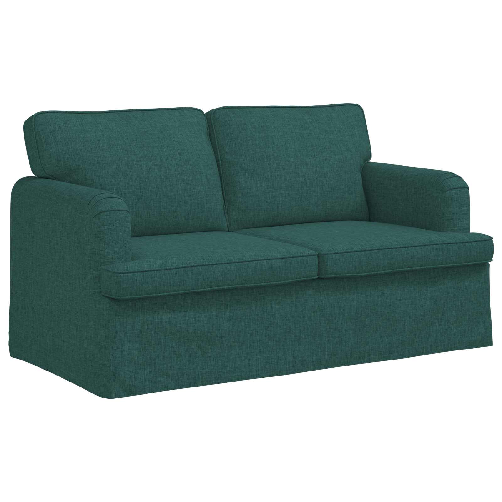 Καναπές 2 pcs Σκούρο Πράσινο 144 x 80 x 85 εκ ύφασμα - Pakobazaar