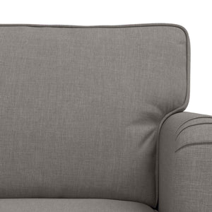 Καναπές 2 pcs Taupe 144 x 80 x 85 εκ ύφασμα - Pakobazaar
