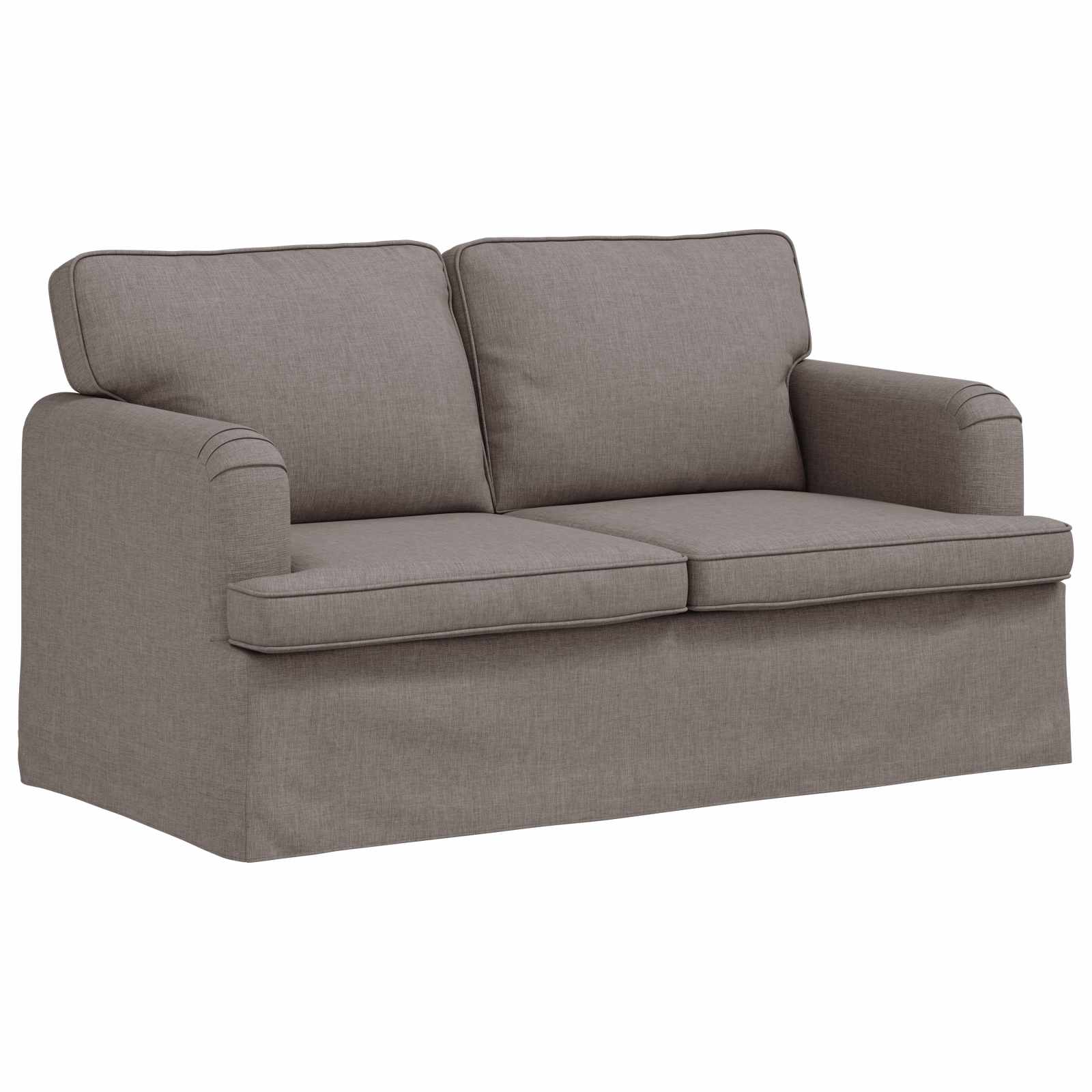 Καναπές 2 pcs Taupe 144 x 80 x 85 εκ ύφασμα - Pakobazaar