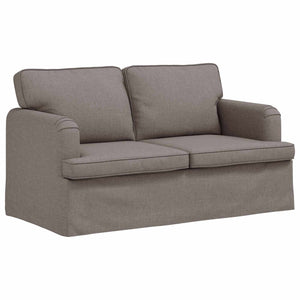 Καναπές 2 pcs Taupe 144 x 80 x 85 εκ ύφασμα - Pakobazaar