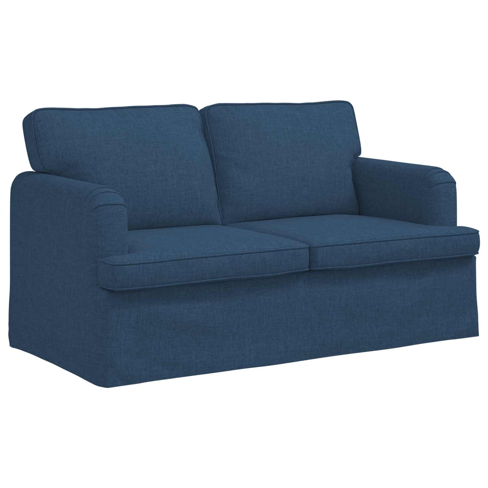 Καναπές 2 pcs Μπλε 144 x 80 x 85 εκ ύφασμα - Pakobazaar
