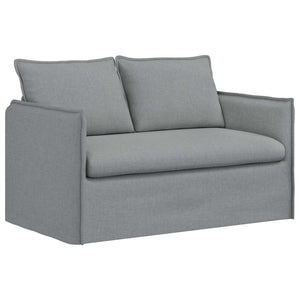 Καναπές 2 pcs Ανοιχτό γκρι 136 x 82 x 85 εκ ύφασμα - Pakobazaar