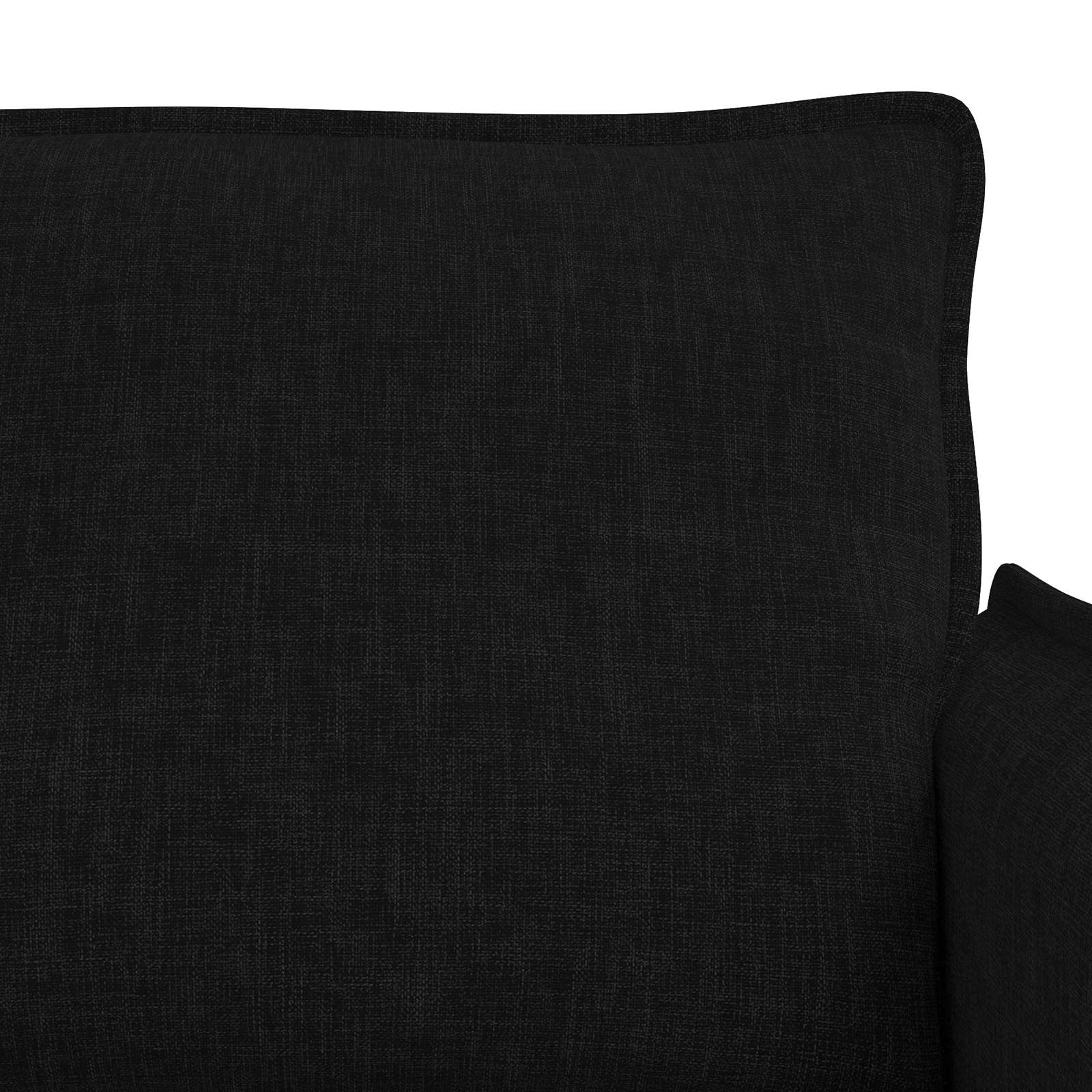 Καναπές 2 pcs Μαύρο 196 x 82 x 85 εκ ύφασμα - Pakobazaar