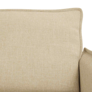 Καναπές 2 pcs Κρεμ 196 x 82 x 85 εκ ύφασμα - Pakobazaar