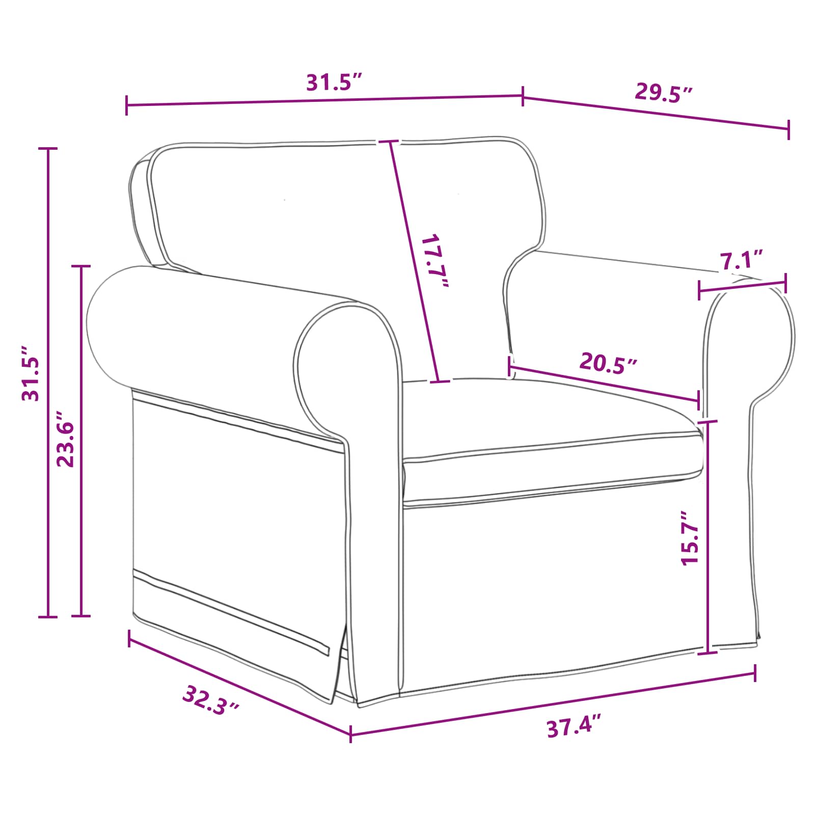 Καναπές 2 pcs Σκούρο Γκρι 175 x 82 x 80 εκ ύφασμα - Pakobazaar