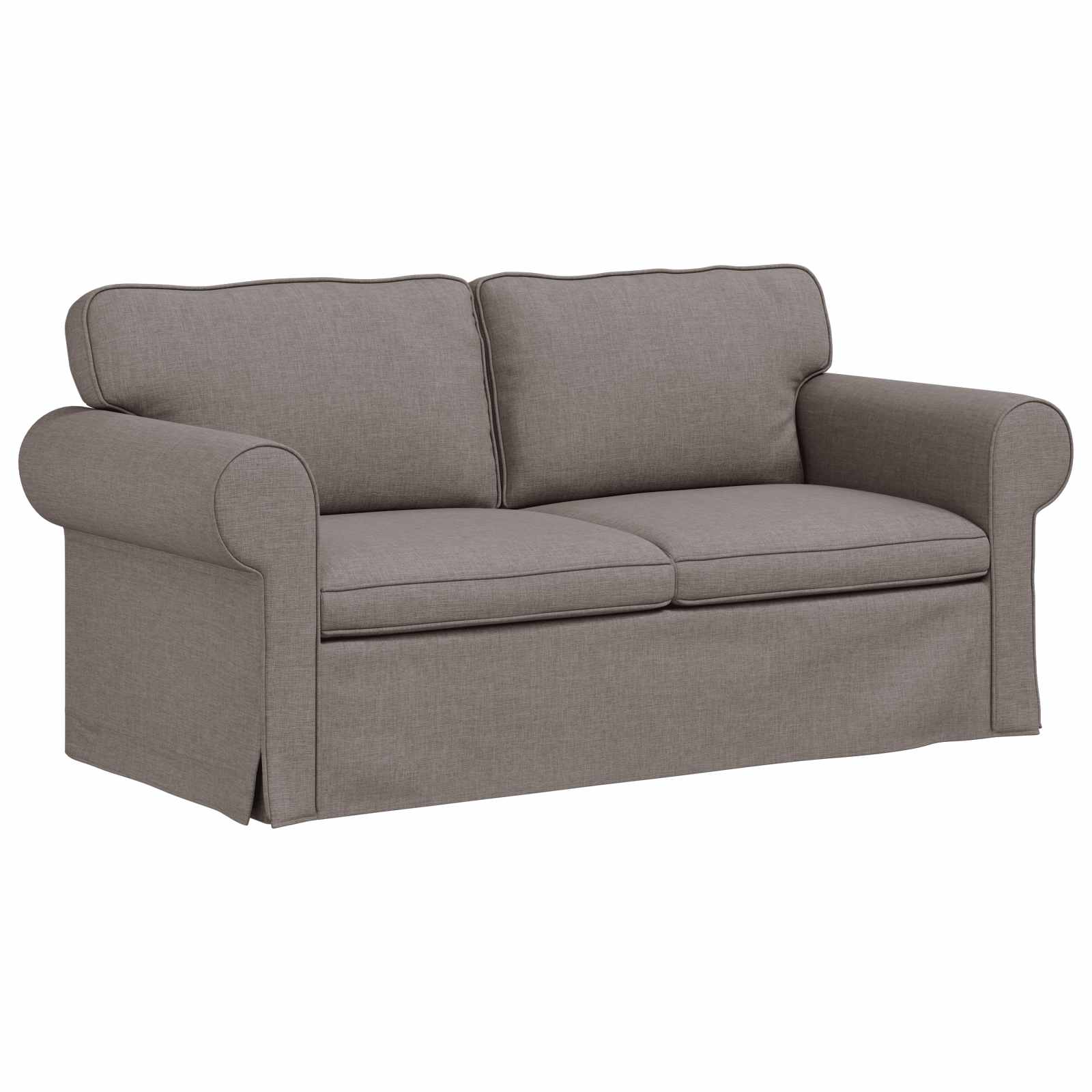 Καναπές 2 pcs Taupe 175 x 82 x 80 εκ ύφασμα - Pakobazaar