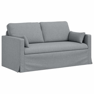 Καναπές 2 pcs Ανοιχτό γκρι 158 x 78 x 80 εκ ύφασμα - Pakobazaar