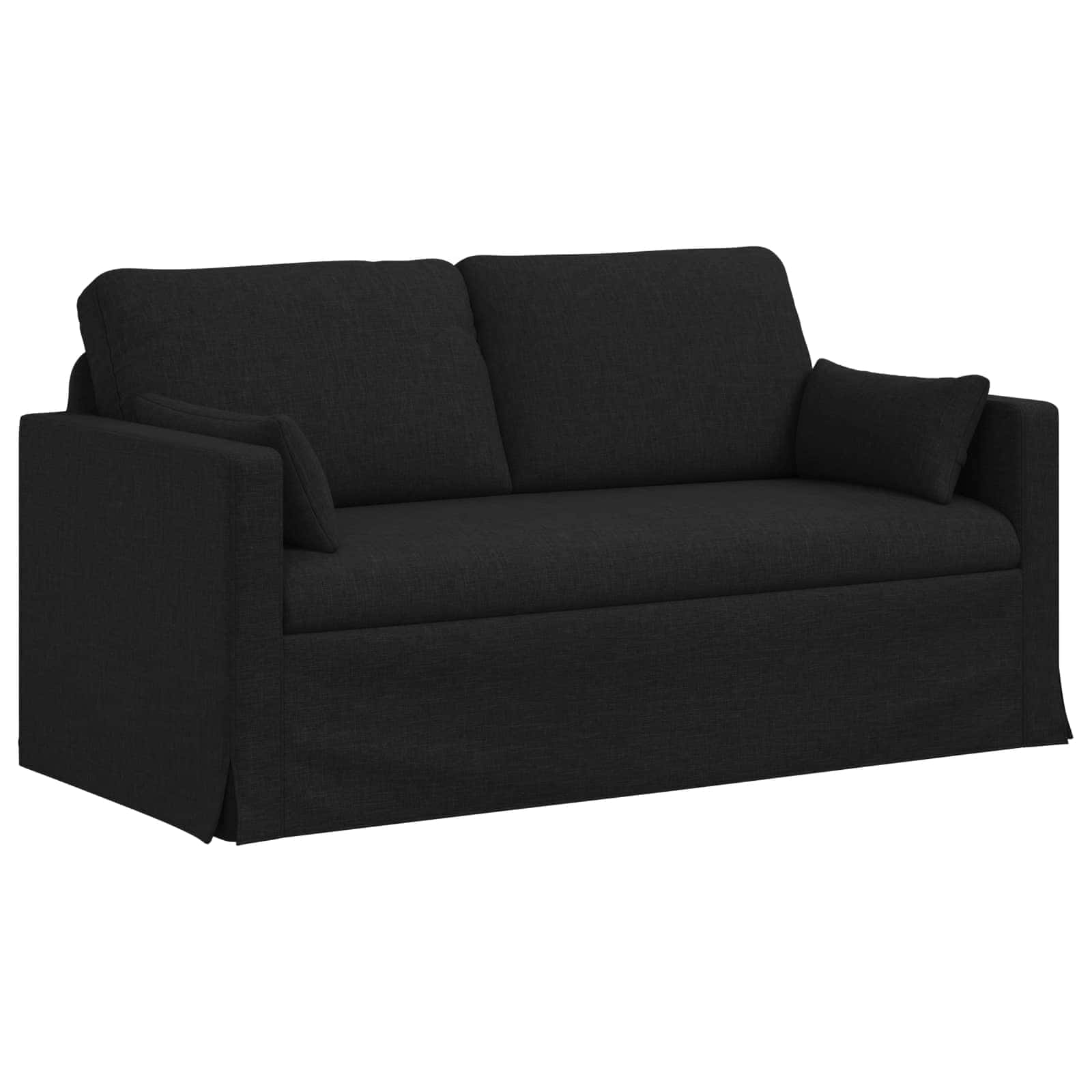Καναπές 2 pcs Μαύρο 158 x 78 x 80 εκ ύφασμα - Pakobazaar