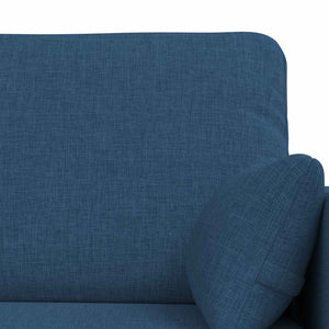 Καναπές 2 pcs Μπλε 158 x 78 x 80 εκ ύφασμα - Pakobazaar