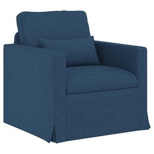 Καναπές 2 pcs Μπλε 158 x 78 x 80 εκ ύφασμα - Pakobazaar