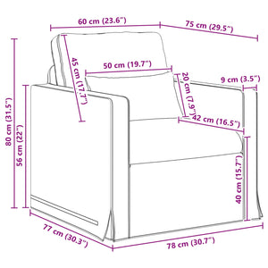 Καναπές 2 pcs Μπλε 158 x 78 x 80 εκ ύφασμα - Pakobazaar