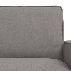 Καναπές 2 pcs Taupe 182 x 80 x 82 εκ ύφασμα - Pakobazaar
