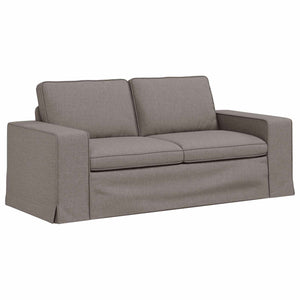 Καναπές 2 pcs Taupe 182 x 80 x 82 εκ ύφασμα - Pakobazaar