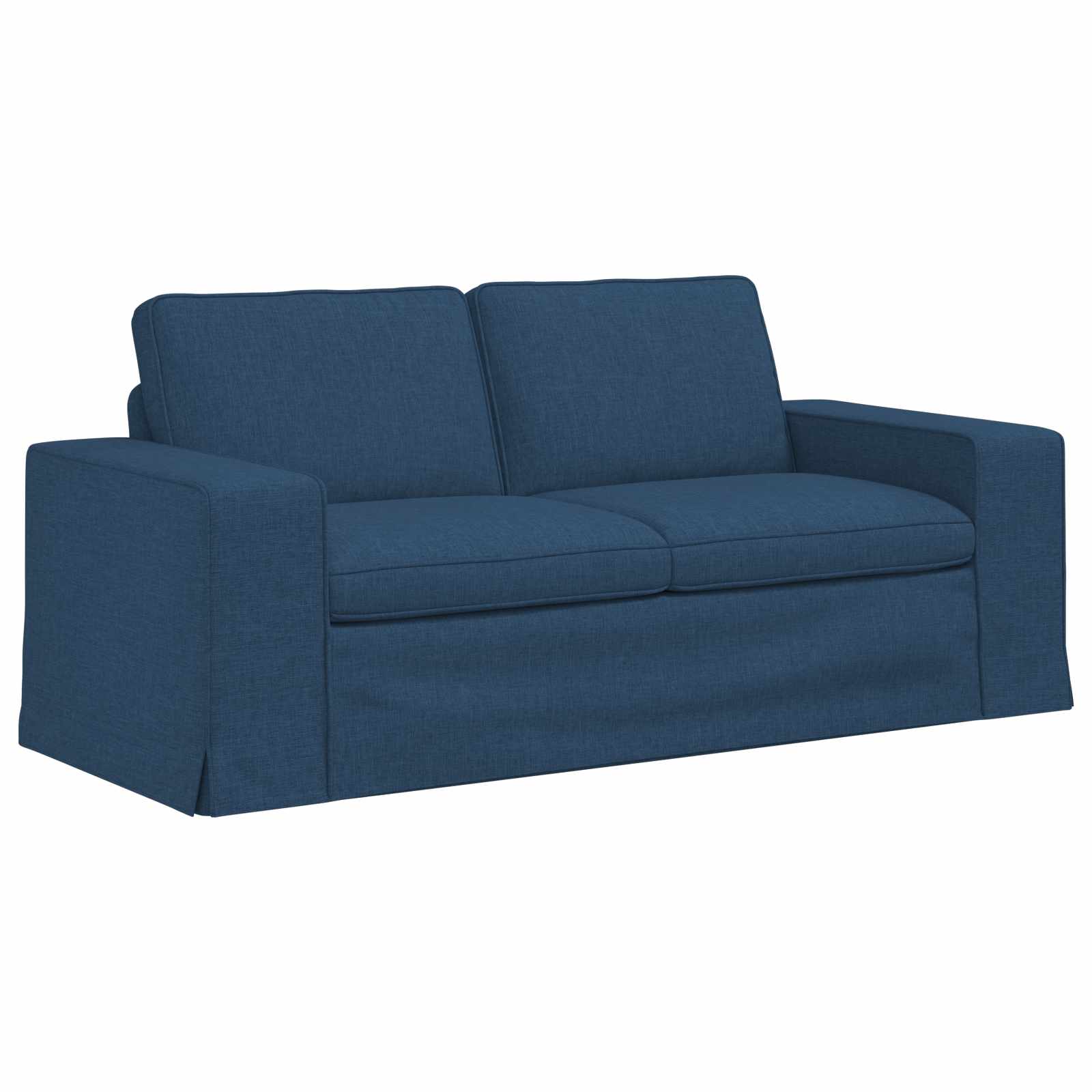 Καναπές 2 pcs Μπλε 182 x 80 x 82 εκ ύφασμα - Pakobazaar