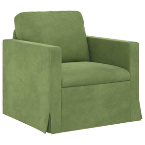 Καναπές 2 pcs Ανοιχτό Πράσινο 158 x 78 x 80 εκ Βελούδο - Pakobazaar