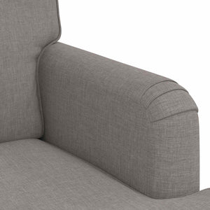 Καναπές 2 pcs Taupe 162 x 80 x 85 εκ ύφασμα - Pakobazaar