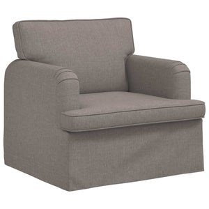 Καναπές 2 pcs Taupe 162 x 80 x 85 εκ ύφασμα - Pakobazaar